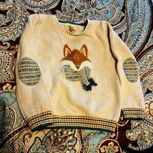 Rorie Whelan fox sweater set.